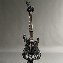 Black Crack Style ST Electric Guitar HH Pickup Black Floyd Rose Bridge Set In