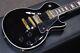 Blitz By Aria Les Paul Custom Black Blp-cst Bk Electric Guitar Withgig Bag