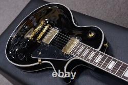 Blitz by ARIA Les Paul Custom Black BLP-CST BK Electric Guitar WithGig Bag