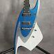 Blue Whale Shape Electric Guitar Hh Pixkups Rosewood Fretboard Set In Joint
