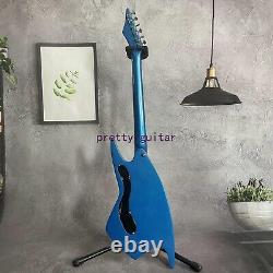 Blue Whale Shape Electric Guitar HH Pixkups Rosewood Fretboard Set In Joint