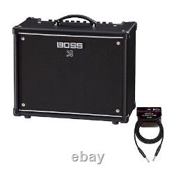 Boss Katana Gen 3 50W 1x12 Inch Combo Guitar Black Amplifier Bundle