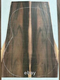 Brw Classical Guitar Back And Sides Set#6 D. Nigra With Cites