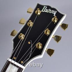 Burny SRLC55 White Les Paul Custom Type Electric Guitar New