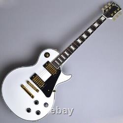 Burny SRLC55 White Les Paul Custom Type Electric Guitar New