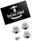 Chrome Volume & Tone Knob Set Withswitch Tip For Fender Strat Style Guitars New