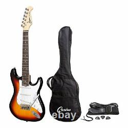 Casino ST-Style Short Scale 3/4 Size Electric Guitar Set Trans Sunburst