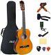 Classical Guitar Acoustic 36 Inch 3/4 Nylon String Elementary School Adult Set