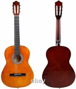 Classical Guitar Acoustic 36 inch 3/4 Nylon String Elementary School Adult Set