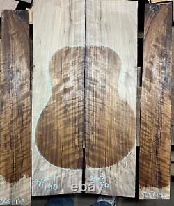 Colorful quilt curly black walnut tonewood guitar luthier set back sides