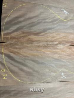 Curly Hawaiian Ohia tonewood guitar luthier set back and sides OM
