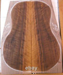 Curly eastern black walnut tonewood guitar luthier set back and sides