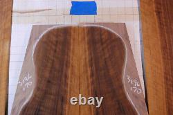 Curly eastern black walnut tonewood guitar luthier set back and sides