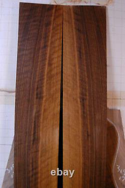 Curly eastern black walnut tonewood guitar luthier set back and sides