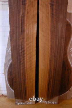 Curly eastern black walnut tonewood guitar luthier set back and sides