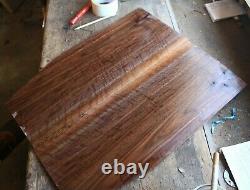 Curly figured black walnut acoustic guitar tonewood back and sides set 1285