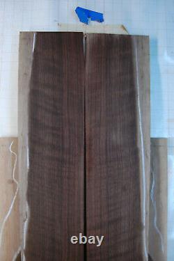 Curly/quilty oregon claro walnut tonewood guitar luthier set back sides