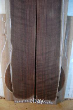 Curly/quilty oregon claro walnut tonewood guitar luthier set back sides