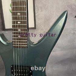Custom Metallic Dark Blue Stealth Chuck Electric Guitar Chrome Parts H Pickup