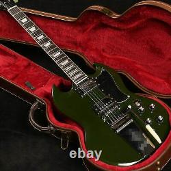 Custom Shop Olive Drab Green Style Electric Guitar Chrome Hardware H-H Pickup