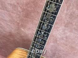 D-45 Solid Acacia acoustic guitar abalone setting Rosewood fingerboard pattern