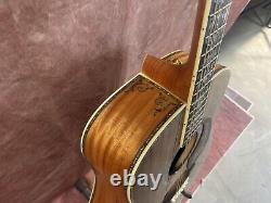 D-45 Solid Acacia acoustic guitar abalone setting Rosewood fingerboard pattern