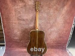 D-45 Solid Acacia acoustic guitar abalone setting Rosewood fingerboard pattern