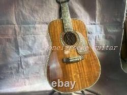 D-45 Solid Acacia acoustic guitar abalone setting Rosewood fingerboard pattern