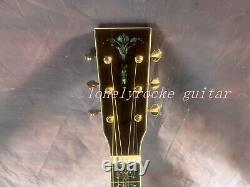 D-45 Solid Acacia acoustic guitar abalone setting Rosewood fingerboard pattern