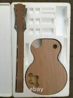 DIY 1 set Unfinished Guitar Neck And Body Electric Guitar Kit