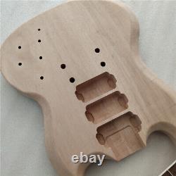 DIY 1 set Unfinished Guitar Neck And Body SG Style Electric Guitar Kit
