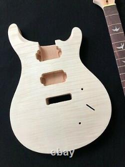 DIY 1set Guitar Body & neck Electric Guitar kit for PRS style Unfinished