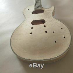 DIY Advanced 1 set DIY unfinished Guitar Neck and body for LP style guitar kit