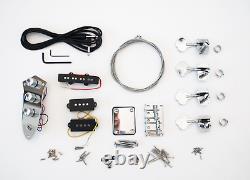 DIY Electric Bass Guitar Kit Offset P-J Bass Build Your Own Guitar Complete Set