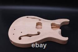 DIY Electric Guitar Kit 22 Fret 24.75 Inch Mahopany Body Maple Fretboard Set In