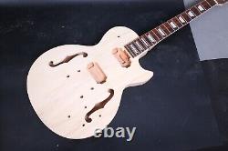 DIY Electric Guitar Kit 22 fret 24.75 inch Rosewood Neck Mahogany Body set in