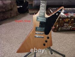 DIY Electric Guitar Kit Ex Type Mahogany Body triangle Inlay FREE SHIPPING