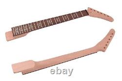 DIY Electric Guitar Kit Ex Type Mahogany Body triangle Inlay FREE SHIPPING