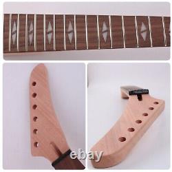 DIY Electric Guitar Kit Ex Type Mahogany Body triangle Inlay FREE SHIPPING