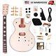 Diy Electric Guitar Kit Lp Type Flame Maple Top Archtop Binding Free Shipping