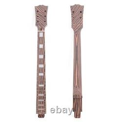 DIY Electric Guitar Kit Zebrawood Body A Set CR Guitar Parts