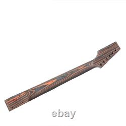 DIY Electric Guitar Kit with Zebrawood Body and Neck Fingerboard 22 Fret