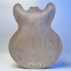 DIY Electric Guitar Kits Maple Body with Spalted Maple Veneer TOM Set Neck