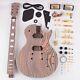 Diy Electric Guitar Kits Set Neck Zebrawood Tune-o-matic Archtop Binding