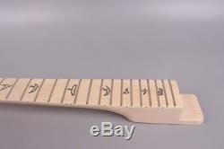 DIY Set Electric Guitar Neck+Guitar Body 22 fret 25 inch Maple Guita Parts