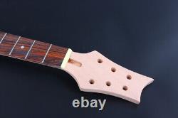 DIY electic guitar for Prs style Mahogany body maple cap 22fret Set in Dot inlay