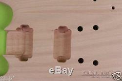 DIY electric guitar Body mahogany Replacement Unfinished SG style Set In