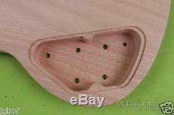 DIY electric guitar Body mahogany Replacement Unfinished SG style Set In