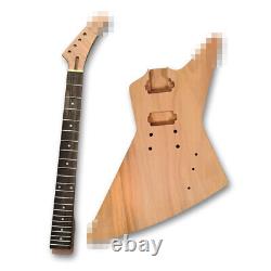 DIY guitar body guitar neck set 22 Fret 24.75inch Banana Headstock Build on own