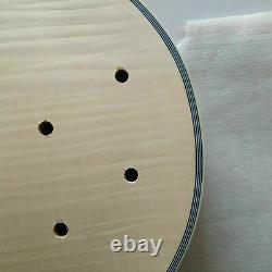 DIY parts 1 set unfinished electric guitar kit mahogany body and guitar neck